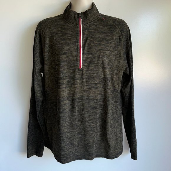 Lululemon Metal Vent Tech 1/2 Zip Men's Size XL   Deep Meadow/Black - Picture 1 of 8